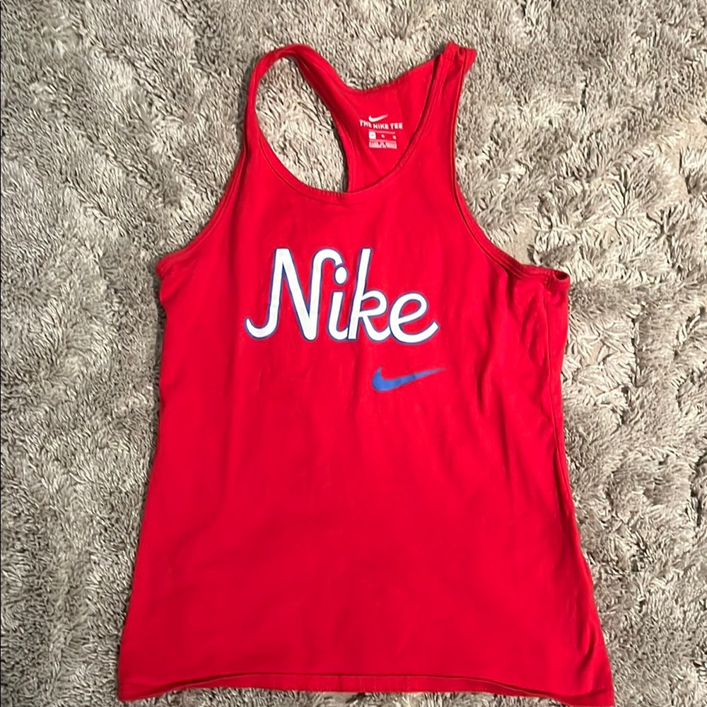 Gently Used Nike Red Tank Top